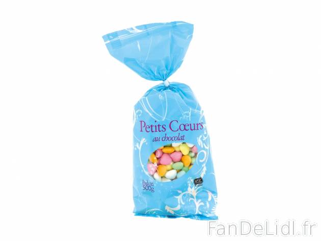 Petits cœurs au chocolat1 , prezzo 3.59 € per 500 g 
    
