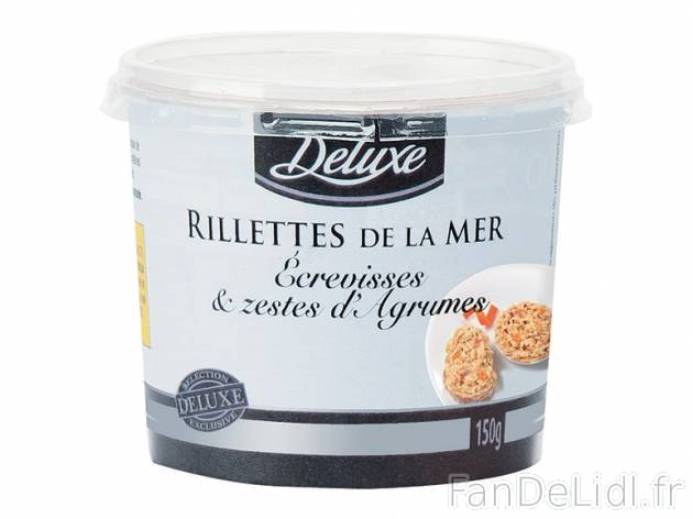 Rillettes de la mer écrevisses et zestes d&apos;agrumes , prezzo 1.99 € per ...