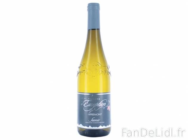 Vin de Savoie Apremont 2015 AOP , prezzo 4.49 € 
- Température optimale de dégustation ...