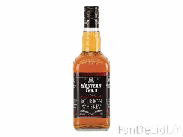 Bourbon Whiskey , prezzo 10.49 € per 70 cl, 1 L = 14,99 € EUR.