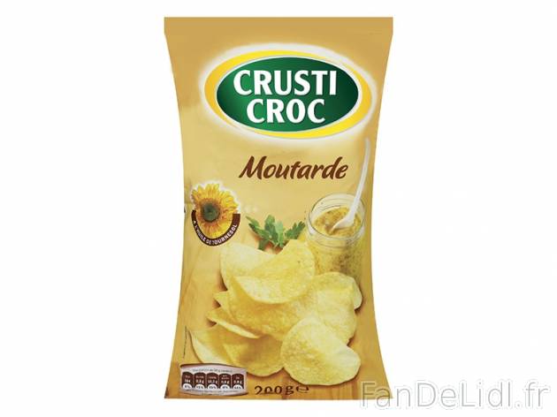 Chips , prezzo 1.09 € per 200 g au choix, 1 kg = 5,45 € EUR. 
- Au choix : ...