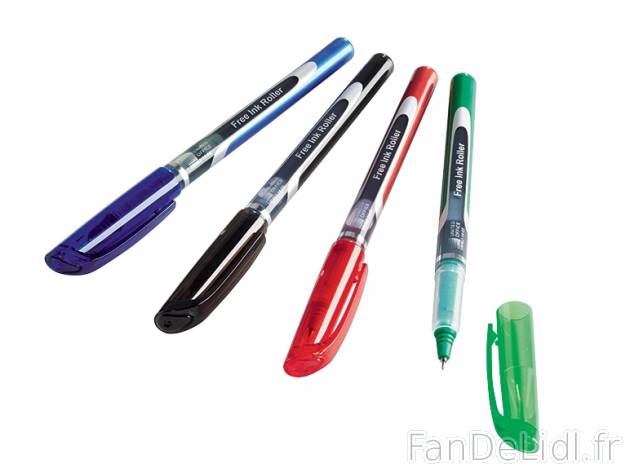 4 stylos rollerball , prezzo 0.99 € per Le lot au choix 
- Autres modèles disponibles ...