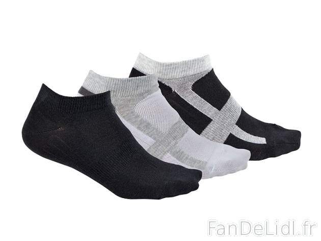 3 paires de socquettes de sport femme , prezzo 2.99 € per Le lot au choix 
- ...