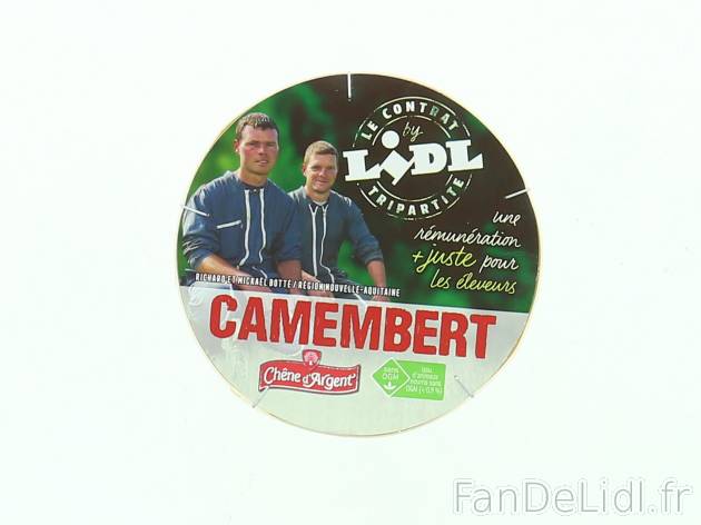 Camembert , le prix 1.19 € 
- Issu d&apos;animaux nourris sans OGM - Tripartite ...