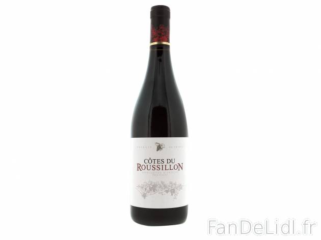 Côtes du Roussillon rouge AOP , le prix 2.15 &#8364;