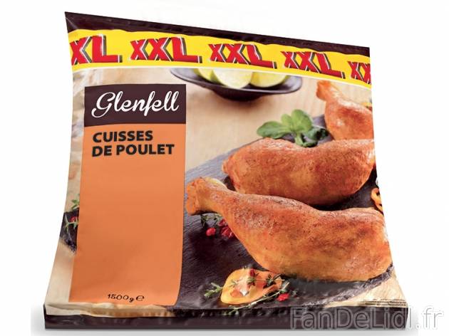 Cuisses de poulet , prezzo 2.99 € per 1,5 kg, 1 kg = 1,99 € EUR. 
- Prix normal ...