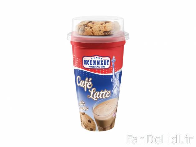 Cafe Latte et cookie , le prix 0.99 € 
- Cookie inclus
Caractéristiques

- ...