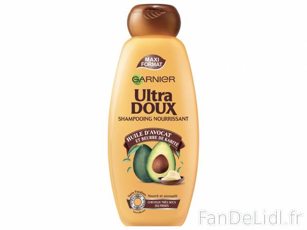 Garnier Ultra Doux shampooing , le prix 2.30 € 
- Le shampooing de 400 ml : 3,06 ...