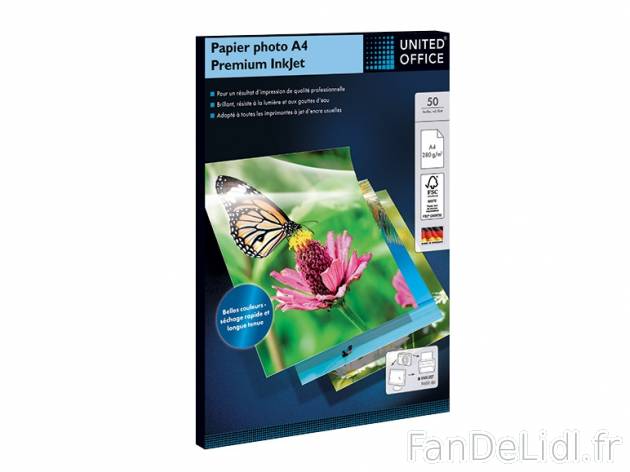 Papier photo A4 Premium InkJet , prezzo 4.99 € per L&apos;unité 
- Brillant, ...