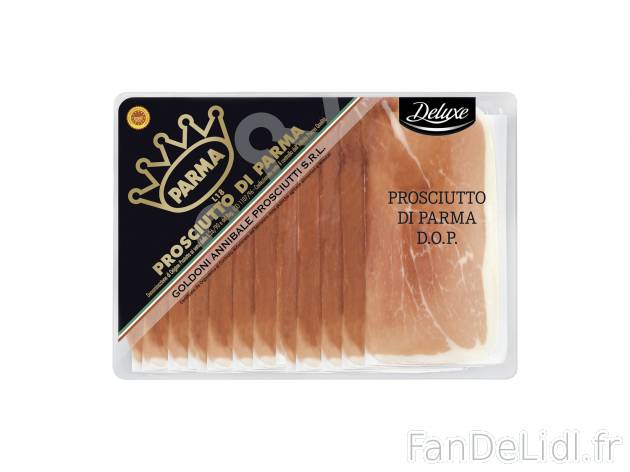 Prosciutto Di Parma DOP en vente , le prix 4.99 € 
- Affiné 18 mois
Caractéristiques

- ...
