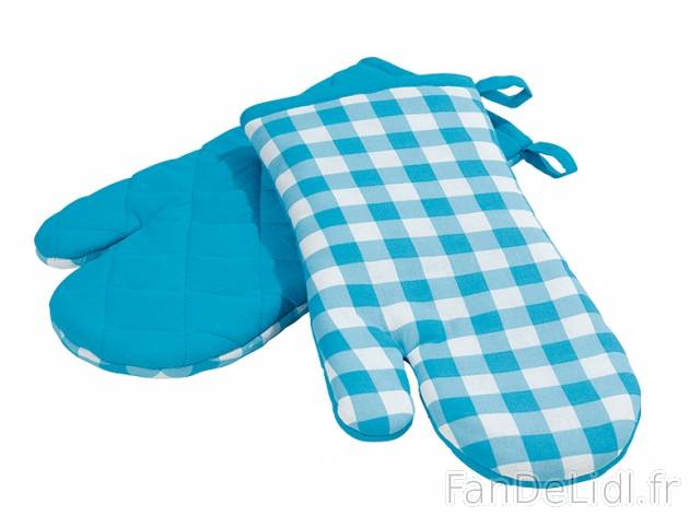 2 gants de cuisine ou 1 gant à four double , prezzo 3.49 € per L&apos;unité ...