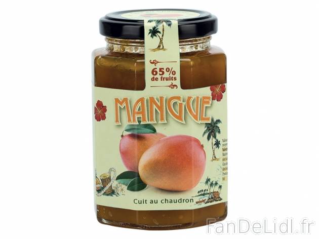 Préparation de mangue , prezzo 1.99 € per 305 g, 1 kg = 6,52 € EUR. 
- 65 ...