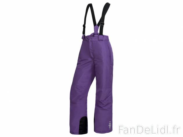 Pantalon de ski fille ou garçon , le prix 16.99 &#8364; 
- Ex. Dessus, doublure ...