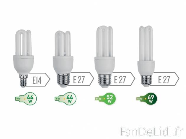 Ampoule 3 tubes , prezzo 2.49 € per L&apos;unité au choix 
- Ampoules basse ...