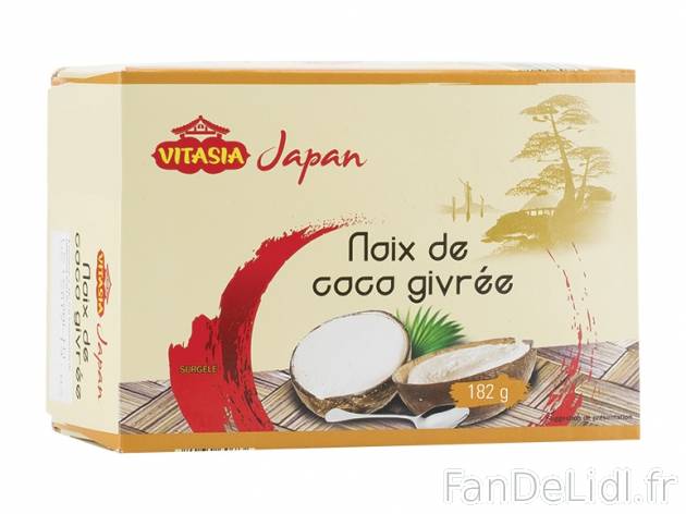 2 noix de coco givrées , prezzo 2.49 € per 182 g, 1 kg = 13,68 € EUR. 
- Présentée ...