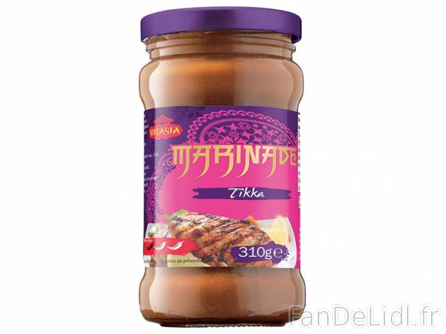 Marinade indienne , prezzo 2.23 € per Soit le lot de 2 x 300/310 g au choix, 1 ...