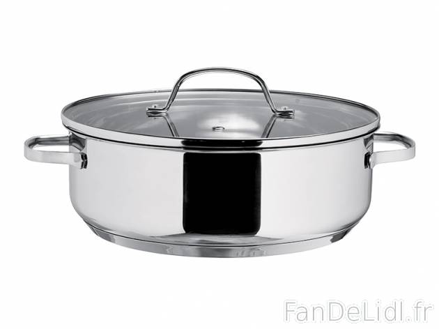 Sauteuse en acier inox , prezzo 21.99 &#8364; per L&apos;unité 
- Fond ...