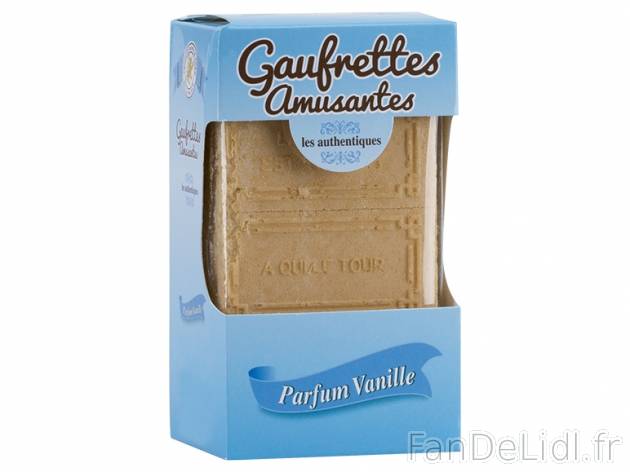 Gaufrettes amusantes , prezzo 1.69 € per 175 g, 1 kg = 9,66 € EUR. 
- Saveur ...