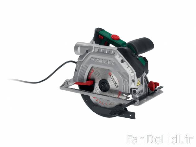 Scie circulaire 1350 W , le prix 39.99 € 
- Pour bois, aggloméré, plastique ...