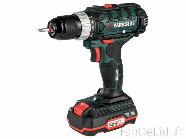 Perceuse-visseuse sans fil 20 V , le prix 39.99 € 
- PARKSIDE®
- sans fil
- ...