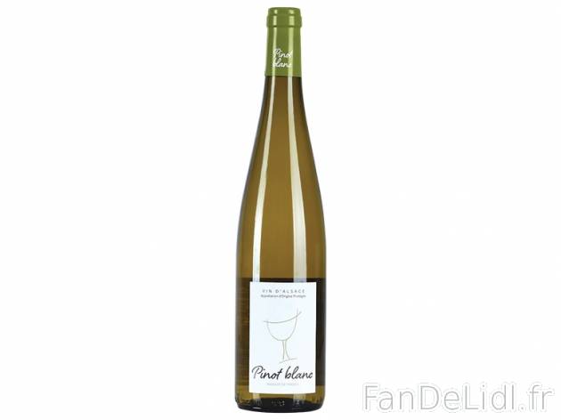 Pinot Blanc Alsace AOP , prezzo 3.09 € 
- Température optimale de dégustation ...