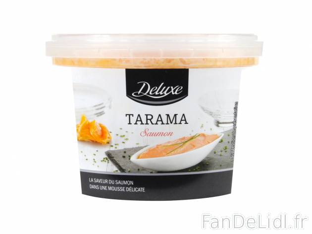 Tarama saumon , le prix 2.49 € 

Caractéristiques

- Transformé en France
- ...