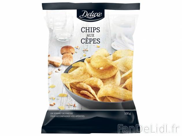 Chips aux cèpes , le prix 1.79 €