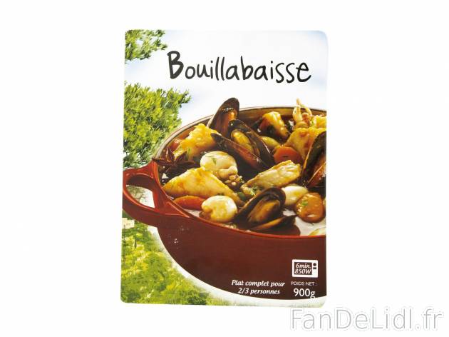 Bouillabaisse1 , prezzo 4.89 &#8364; per 900 g 
-  Micro-ondable !