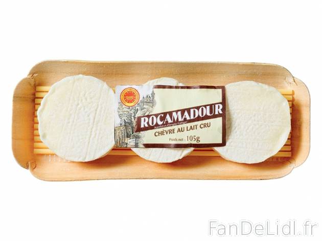 3 Rocamadour AOP , prezzo 1.99 € per 105 g, 1 kg = 18,95 € EUR. 
- Fromage ...