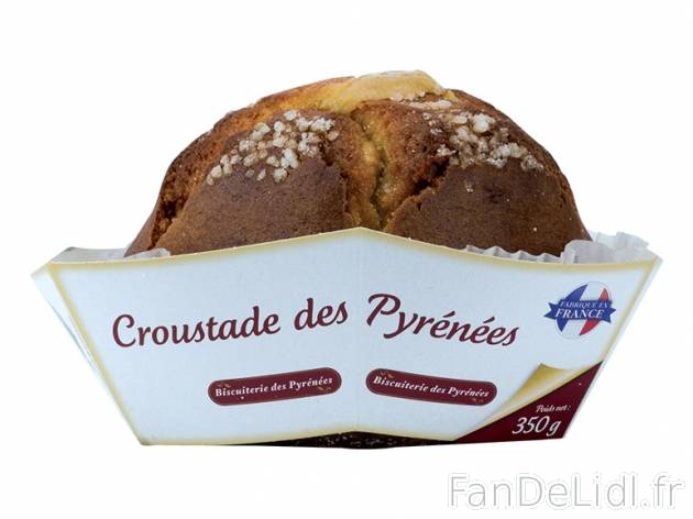 Croustade des Pyrénées nature , prezzo 3.29 € per 350 g, 1 kg = 9,40 € EUR. ...