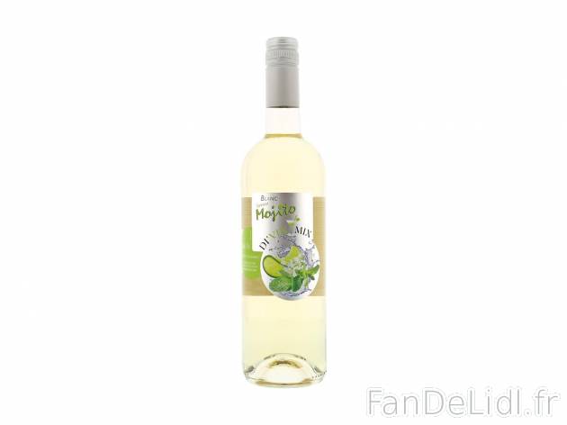 Di’vin Mix blanc saveur mojito1 , prezzo 1.99 &#8364; per 75 cl 
- 8 % Vol.
- ...