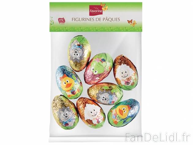 Figurines de Pâques , prezzo 0.89 € per 100 g au choix, 1 kg = 8,90 € EUR. ...