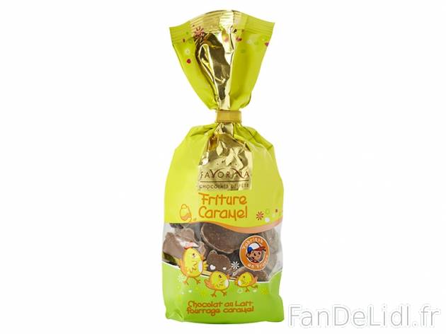 Friture caramel au chocolat au lait , prezzo 1.49 € per 200 g, 1 kg = 7,45 € ...