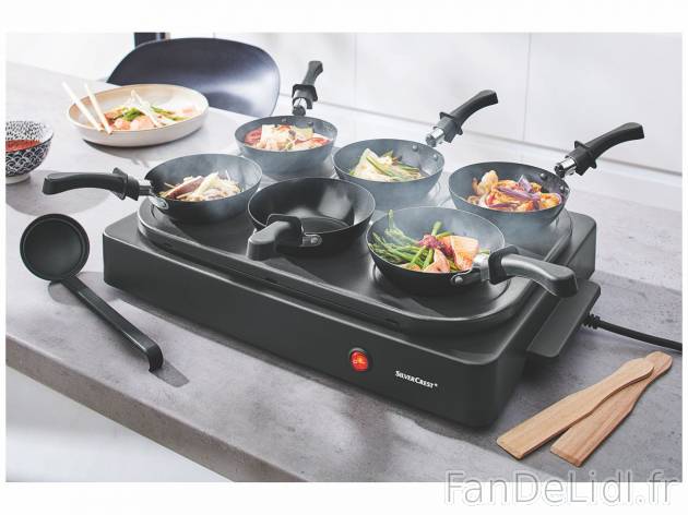 Set mini-woks , prezzo 59.99 EUR 
Set mini-woks 
- 2 en 1 : mini-woks et crêpière
- ...