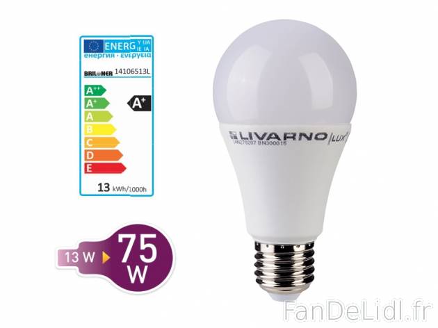 Ampoule LED , prezzo 6.99 € per L'unité 
- Jusqu’à 82 % d’économies ...