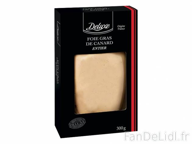 Foie gras de canard entier , prezzo 9.99 € per 300 g, 1 kg = 33,30 € EUR.