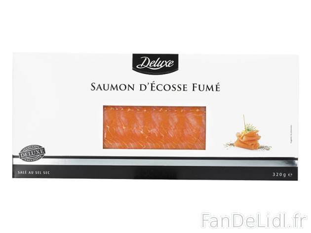 Saumon d&apos;Ecosse fumé , prezzo 7.49 € per 320 g, 1 kg = 23,41 € EUR. ...