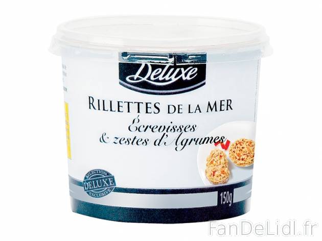 Rillettes de la mer écrevisses et zestes d&apos;agrumes , prezzo 1.99 € per ...