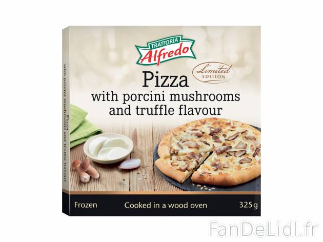 Pizza aux champignons saveur truffe , le prix 2.99 € 
- Inédit chez Lidl
Caractéristiques

- ...