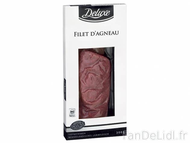 Filet d&apos;agneau Nouvelle-Zélande , prezzo 6.49 € per 300 g, 1 kg = 21,63 ...