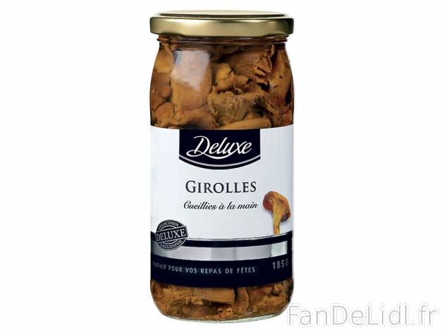 Girolles , prezzo 2.99 € per 185 g, 1 kg = 16,16 € EUR.