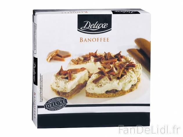 Tarte Banoffee , prezzo 3.99 € per 522 g, 1 kg = 7,64 € EUR. 
- Tarte composée ...