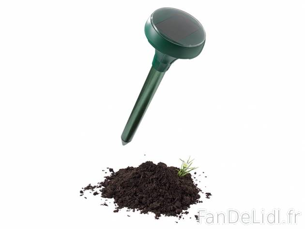 Anti-taupes solaire , prezzo 10.99 € per L&apos;unité 
- 3 batteries puissantes ...