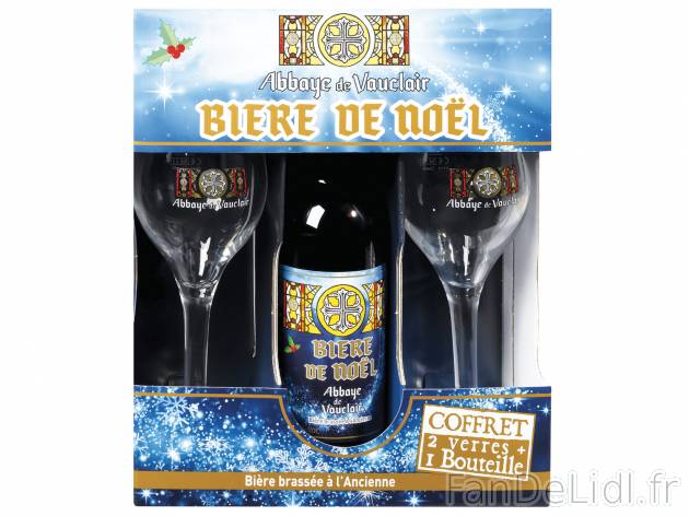 Coffret Abbaye de Vauclair bière de Noël chez , le prix 9.99 € 
- Bière de ...