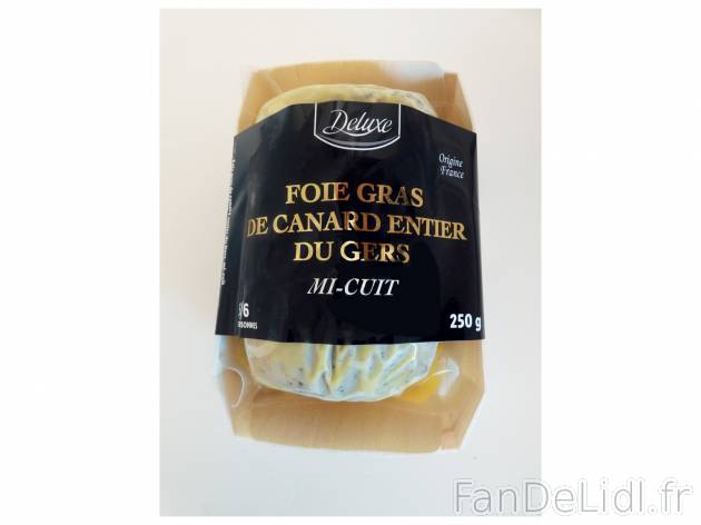 Foie gras de canard entier cuit au torchon , le prix 15.79 € 
- Canard à foie ...