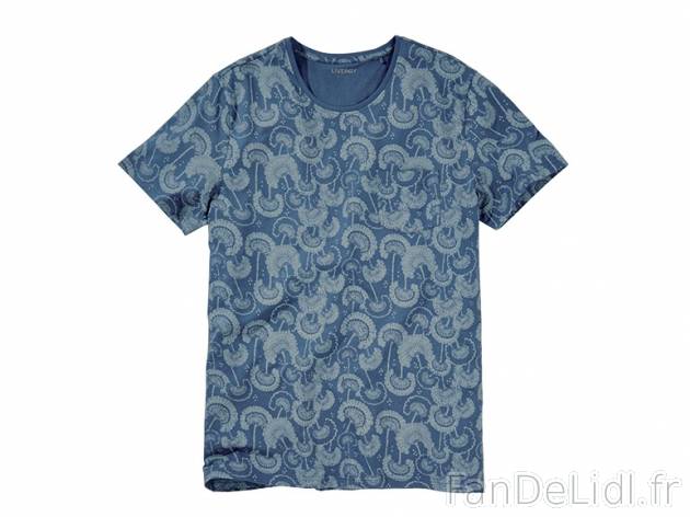 T-shirt homme , prezzo 3.99 € per L&apos;unité au choix 
- Ex. : 100 % coton ...