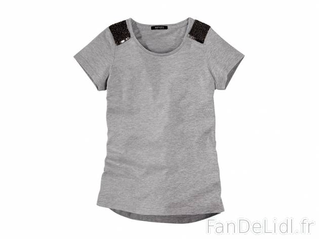 T-shirt femme , prezzo 5.99 € per L&apos;unité au choix 
- Ex. : 100 % coton ...