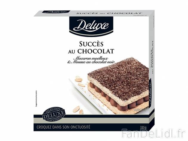 Succès au chocolat , prezzo 4.49 € per 335 g, 1 kg = 13,40 € EUR.