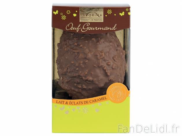 Œuf gourmand , prezzo 2.99 € per 130 g au choix, 1 kg = 23,00 € EUR. 
- Au ...