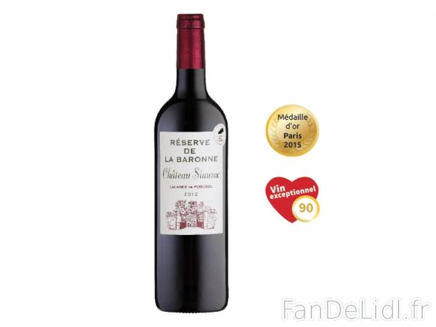 Lalande-de-Pomerol Château Siaurac Réserve de la Baronne 2012 AOC , prezzo 15.99 ...